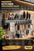 High-Quality Carbon Steel Kitchen Utensil Storage Rack